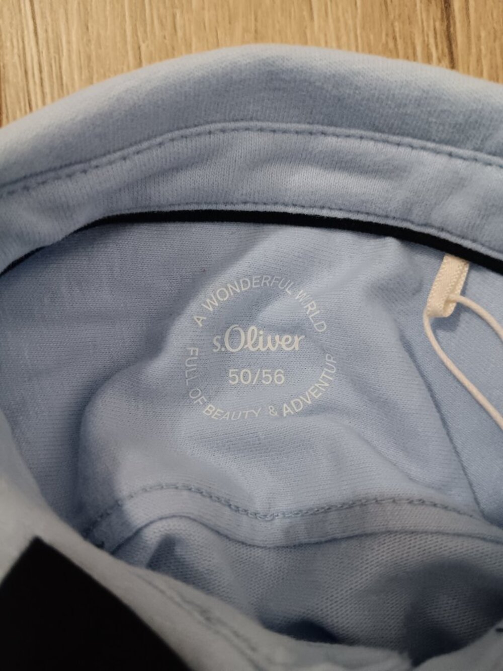🔥4 for $20🔥s.Oliver Baby Boy Dress Shirt Bow Tie Light Blue 0-2 Months